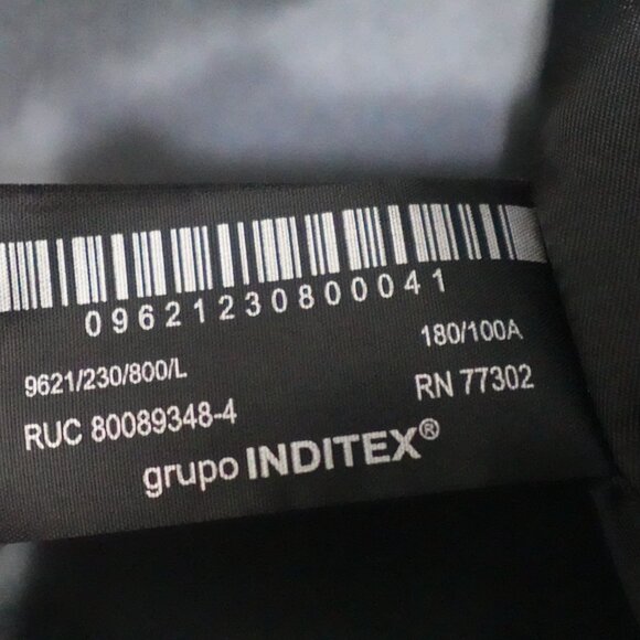 ZARA Velvet Jacket Men's Large Black Full Zip Pockets Long Sleeve MSRP $139 - Picture 5 of 13